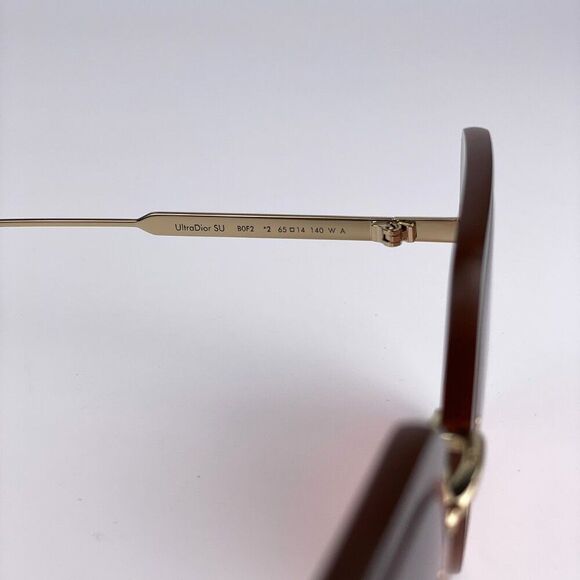NEW Dior ULTRADIOR SU B0F2 Pink Gold Brown Women Square Oversized Sunglasses - Picture 12 of 13